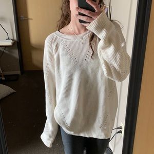 Lucky Brand Cream Sweater